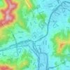 Mapa topográfico Busanjin-gu, altitud, relieve