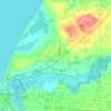 Mapa topográfico Manistee Township, altitud, relieve