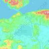 Mapa topográfico Bandırma, altitud, relieve