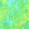 Mapa topográfico Águas Brancas, altitud, relieve