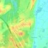 Mapa topográfico Heddon Greta, altitud, relieve