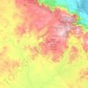 Mapa topográfico Paluma, altitud, relieve