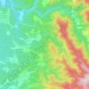 Mapa topográfico Belazaima a Velha, altitud, relieve