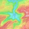 Mapa topográfico Nans-sous-Sainte-Anne, altitud, relieve