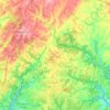 Mapa topográfico Patuxent River State Park, altitud, relieve