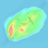 Mapa topográfico Mer Island, altitud, relieve