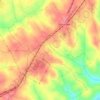 Mapa topográfico Alto, altitud, relieve