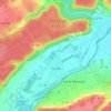 Mapa topográfico Croth, altitud, relieve
