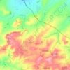 Mapa topográfico Somerby, altitud, relieve