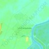Mapa topográfico La Charqueada, altitud, relieve