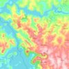 Mapa topográfico Timburi, altitud, relieve