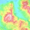 Mapa topográfico Bozdoğan, altitud, relieve