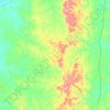 Mapa topográfico Itaporã do Tocantins, altitud, relieve