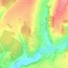 Mapa topográfico Erquery, altitud, relieve