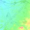Mapa topográfico Arahal, altitud, relieve