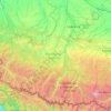 Mapa topográfico 卡拉恰伊—切尔克斯共和国, altitud, relieve