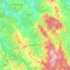 Mapa topográfico Greve in Chianti, altitud, relieve