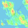 Mapa topográfico Great Bernera, altitud, relieve