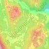 Mapa topográfico Laguna Capri, altitud, relieve