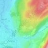 Mapa topográfico Bois de Doubs, altitud, relieve