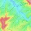 Mapa topográfico Sippenaeken, altitud, relieve