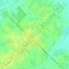 Mapa topográfico Woesten, altitud, relieve