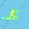 Mapa topográfico Coochiemudlo Island, altitud, relieve