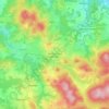 Mapa topográfico Benešov nad Černou, altitud, relieve