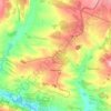 Mapa topográfico Вахрушево, altitud, relieve