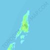 Mapa topográfico Tanusa Island, altitud, relieve