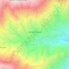 Mapa topográfico Vereda El Sauce, altitud, relieve