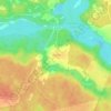 Mapa topográfico Заплотье, altitud, relieve