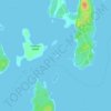 Mapa topográfico Partridge Island, altitud, relieve