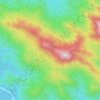 Mapa topográfico Serra do Feiticeiro, altitud, relieve