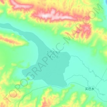 Mapa topográfico 木纠错, altitud, relieve