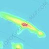 Mapa topográfico Rattlesnake Island, altitud, relieve