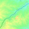 Mapa topográfico Myombe, altitud, relieve
