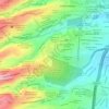 Mapa topográfico Ecológico "Japón", altitud, relieve