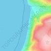Mapa topográfico Woolacombe Sands, altitud, relieve