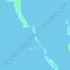 Mapa topográfico Little Halls Pond Cay, altitud, relieve