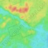Mapa topográfico Elzevir Lake, altitud, relieve