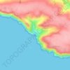 Mapa topográfico Soar Mill Cove, altitud, relieve