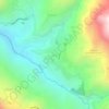 Mapa topográfico Sorata, altitud, relieve