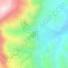 Mapa topográfico Reserva Natural de la Sociedad Civil El Carare, altitud, relieve
