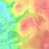 Mapa topográfico Чижево, altitud, relieve