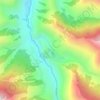 Mapa topográfico Дусрах, altitud, relieve
