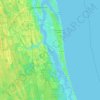 Mapa topográfico Río Matanzas, altitud, relieve