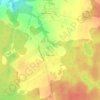 Mapa topográfico Бабичево, altitud, relieve
