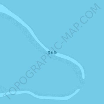Mapa topográfico Scarborough Shoal, altitud, relieve