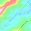 Mapa topográfico Currumbin Rock Pools, altitud, relieve